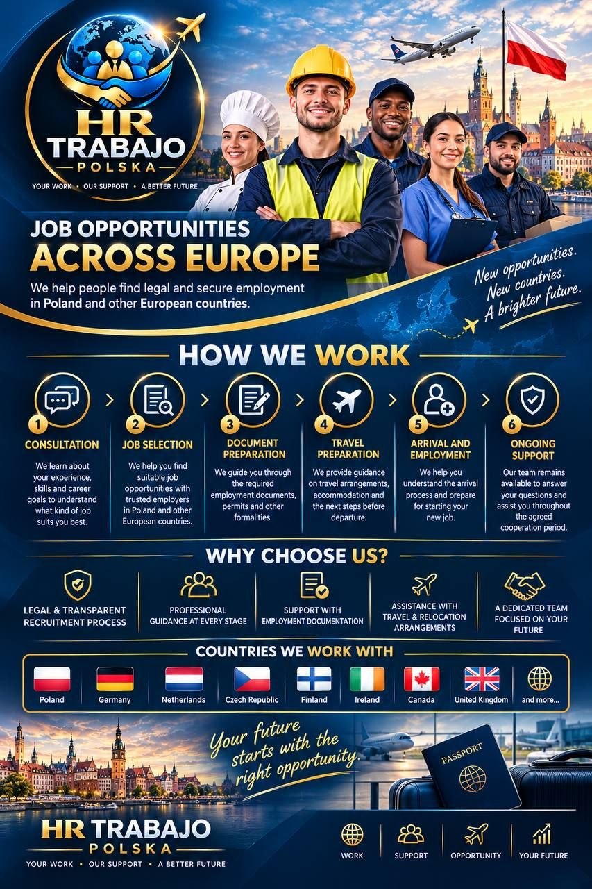 HR TRABAJO — job opportunities across Europe
